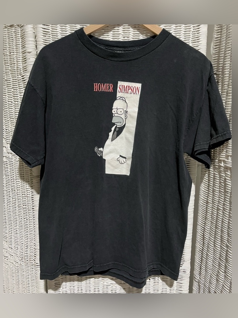 The Simpsons Scarface Homer Parody Funny T shirt medium 2003 Fox Matt Groening